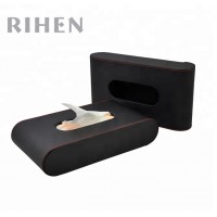 Stylish PU Leather Tissue Box Holder  Napkin Holder Pumping Paper Case Dispenser