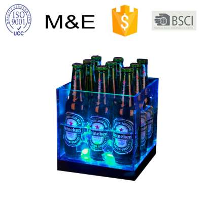 Modernism high fashion led acrylic Ice bucket rack with LED