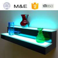 Customized Acrylic LED Light Step Display rack LED Wine Display Rack